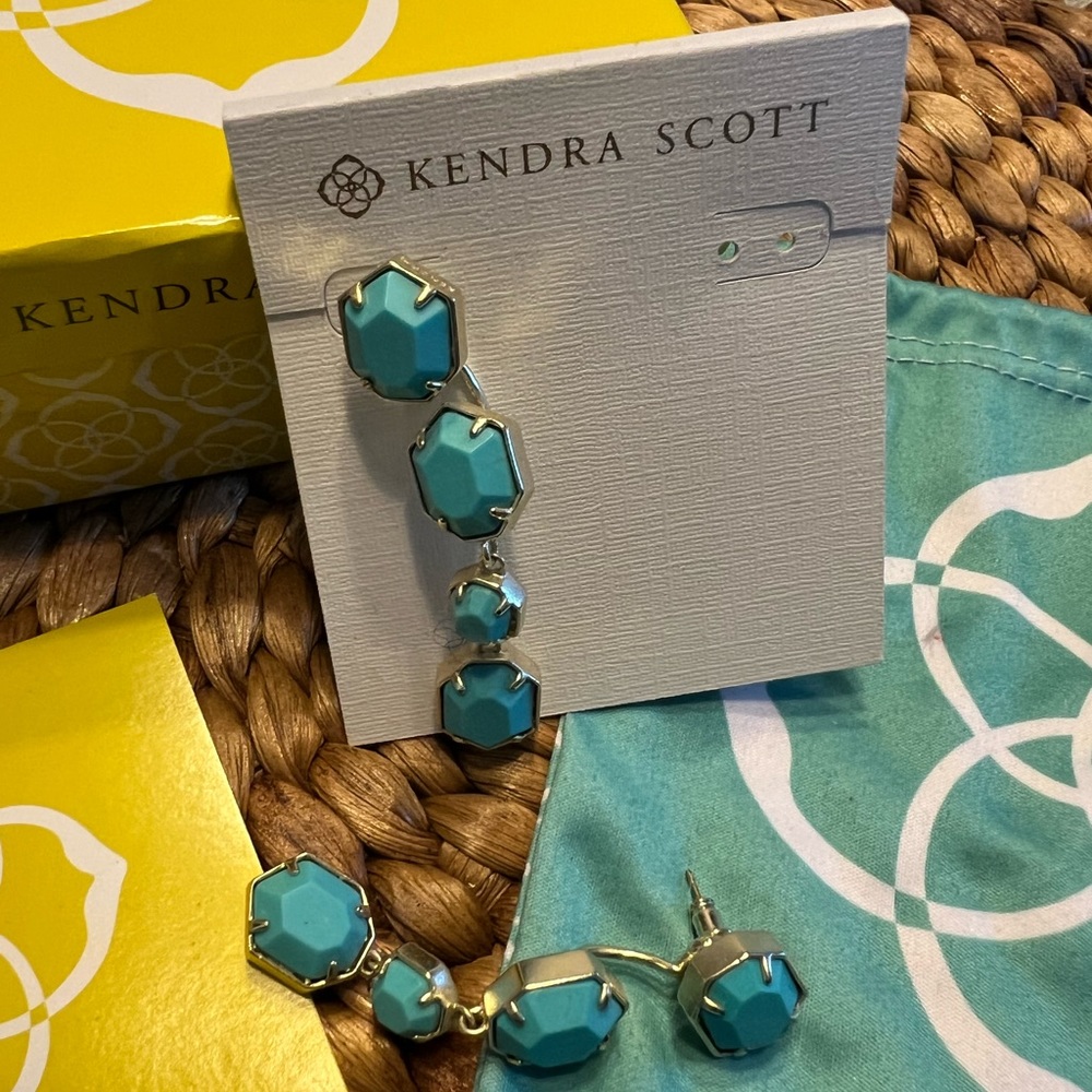 Kendra Scott Turquoise Earrings with jackets
